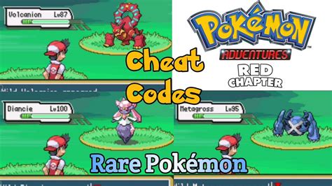 pokemon adventure red chapter cheats